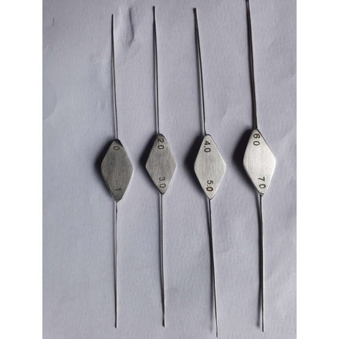 Bowman Lacrimal Sonda 5 #1-2 Strumenti chirurgici otorinolaringoiatrici dentali